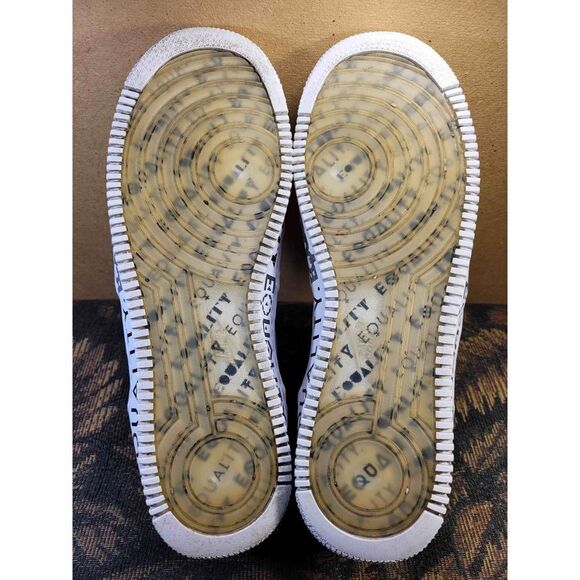 Men's Nike White and Black Air Force 1 Low CMFT 'Equality'- Size 13 - Picture 11 of 14